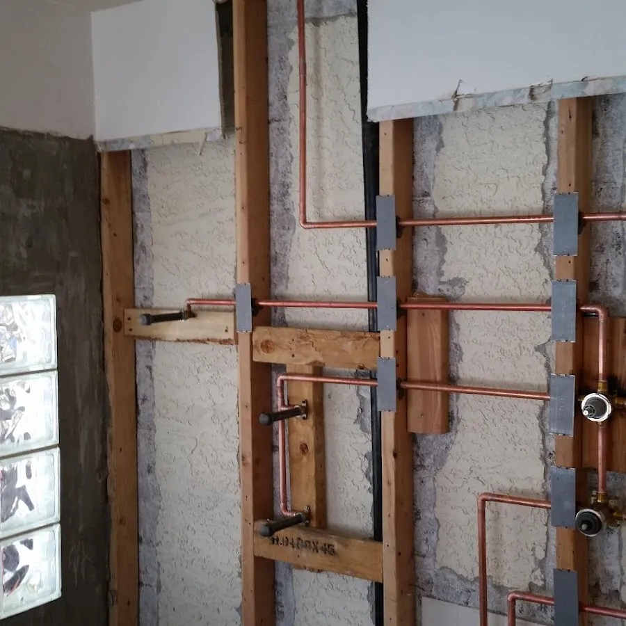 Copper pipe installation for Burst Pipe Repair in Darien