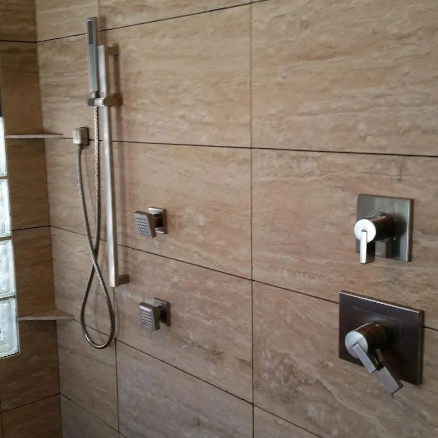 Shower fixture installation for Frozen Pipe Repair in Darien